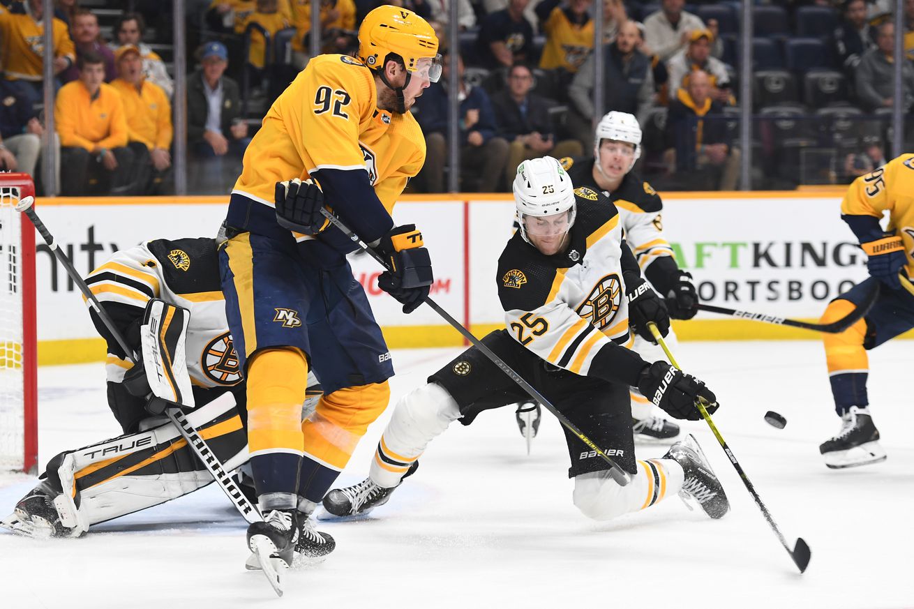 NHL: Boston Bruins at Nashville Predators