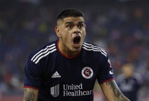 Revs forward Gustavo Bou