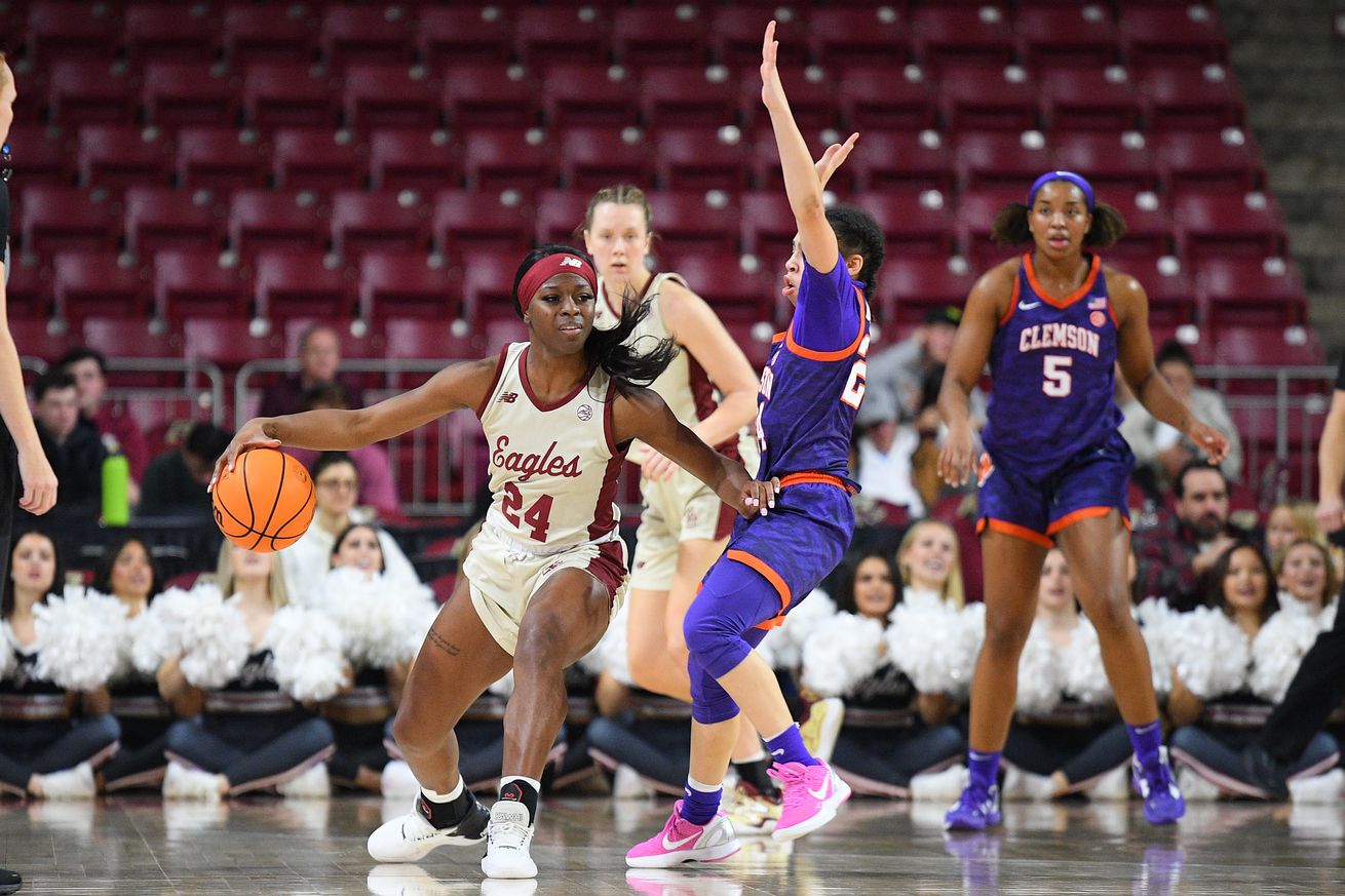 COLLEGE BASKETBALL: JAN 22 Womens Clemson at Boston College