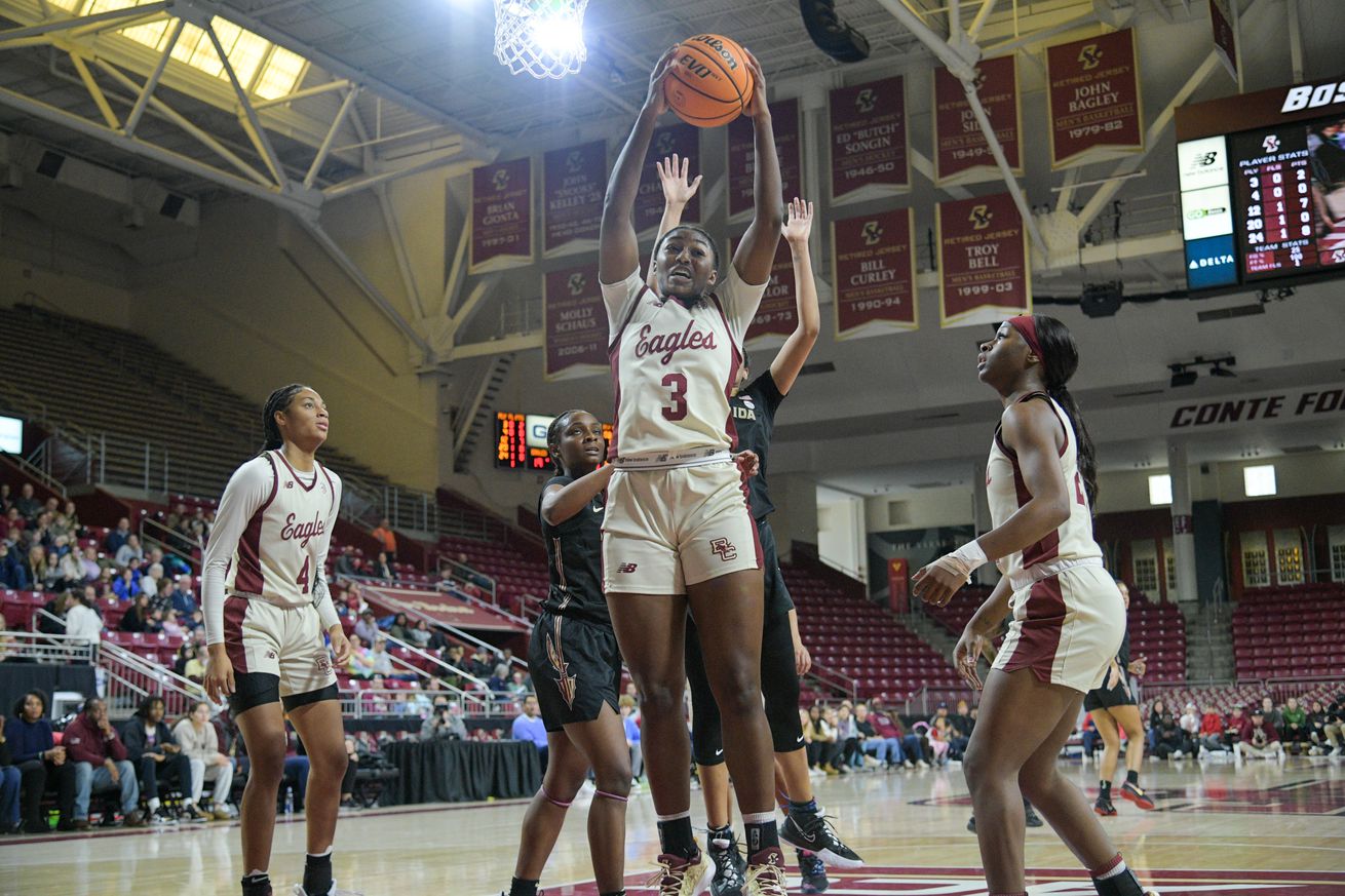 COLLEGE BASKETBALL: JAN 08 Women’s Florida State at Boston College