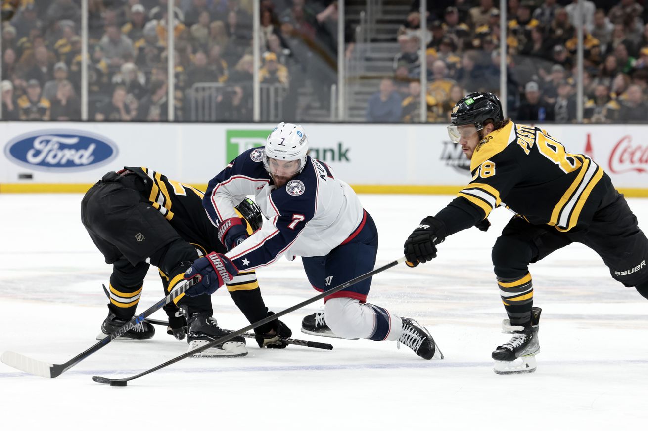 NHL: MAR 30 Blue Jackets at Bruins