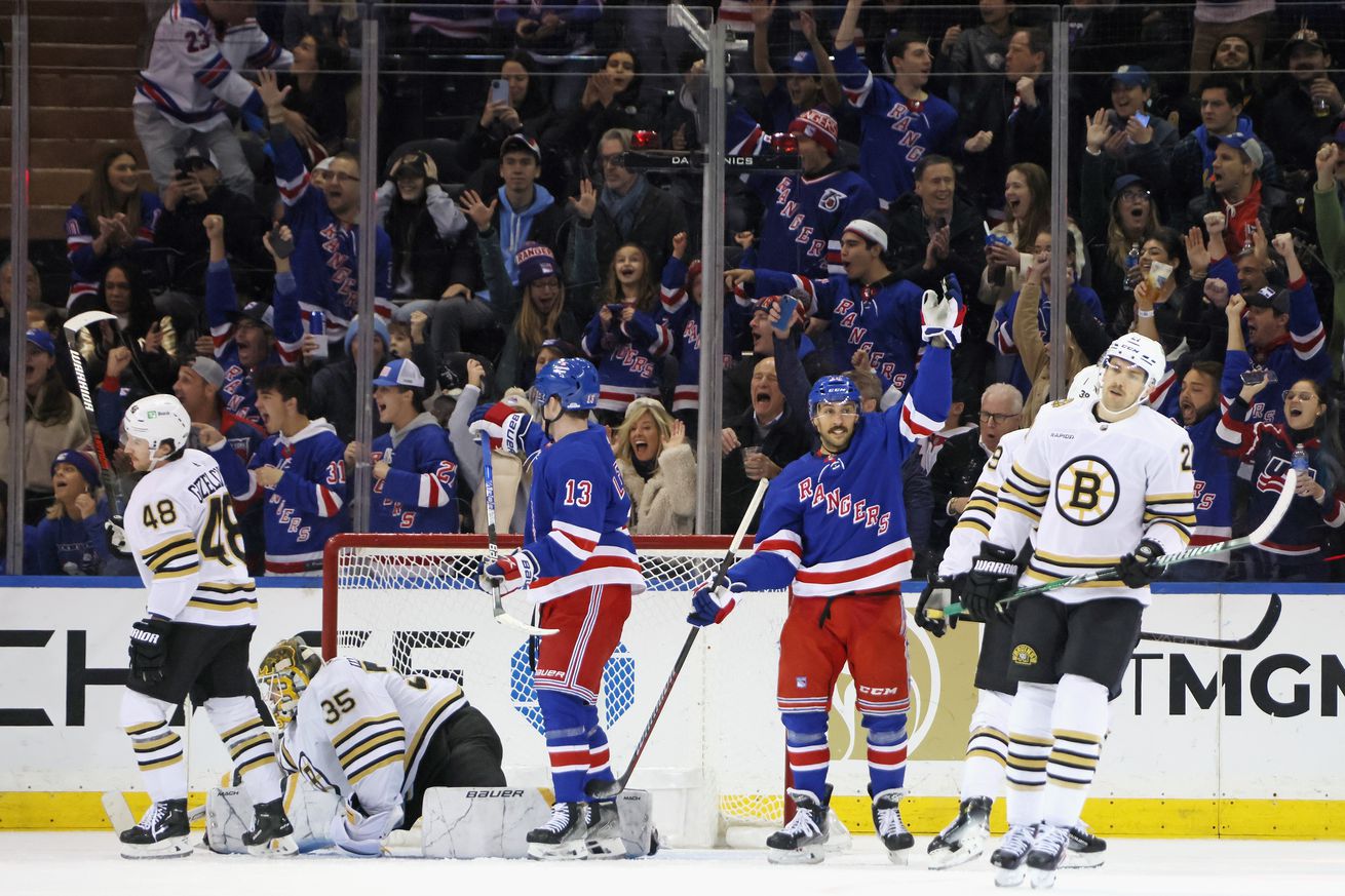 Boston Bruins v New York Rangers