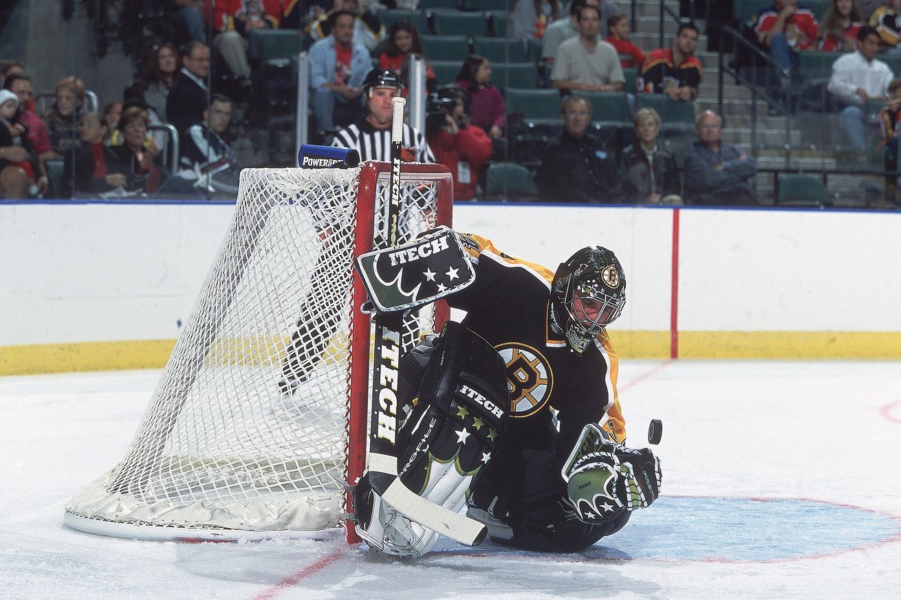 Boston Bruins Goalie Byron Dafoe