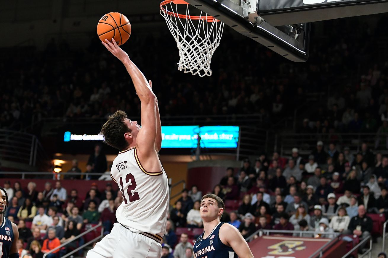 NCAA Basketball: Virginia at Boston College