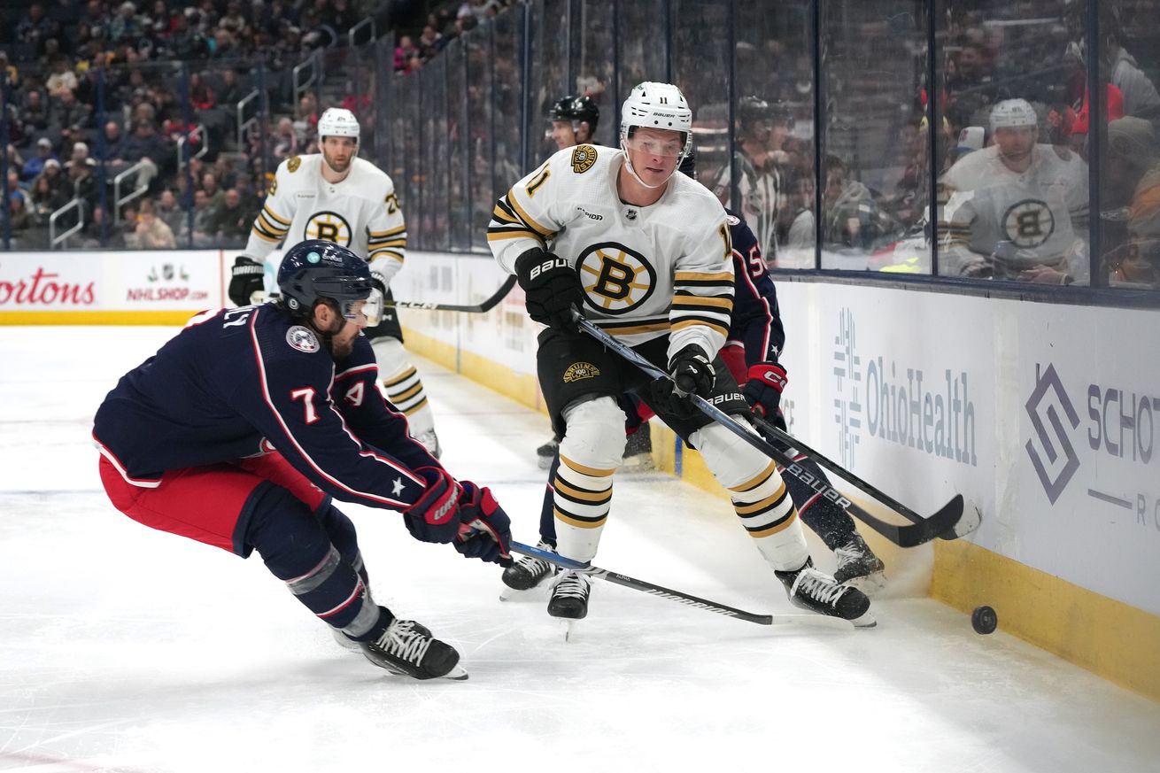 Boston Bruins v Columbus Blue Jackets