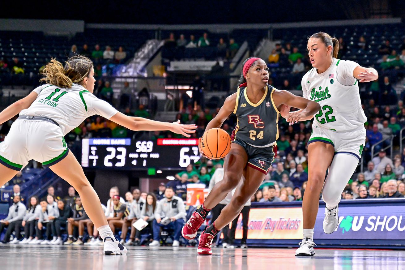 NCAA Womens Basketball: Boston College at Notre Dame