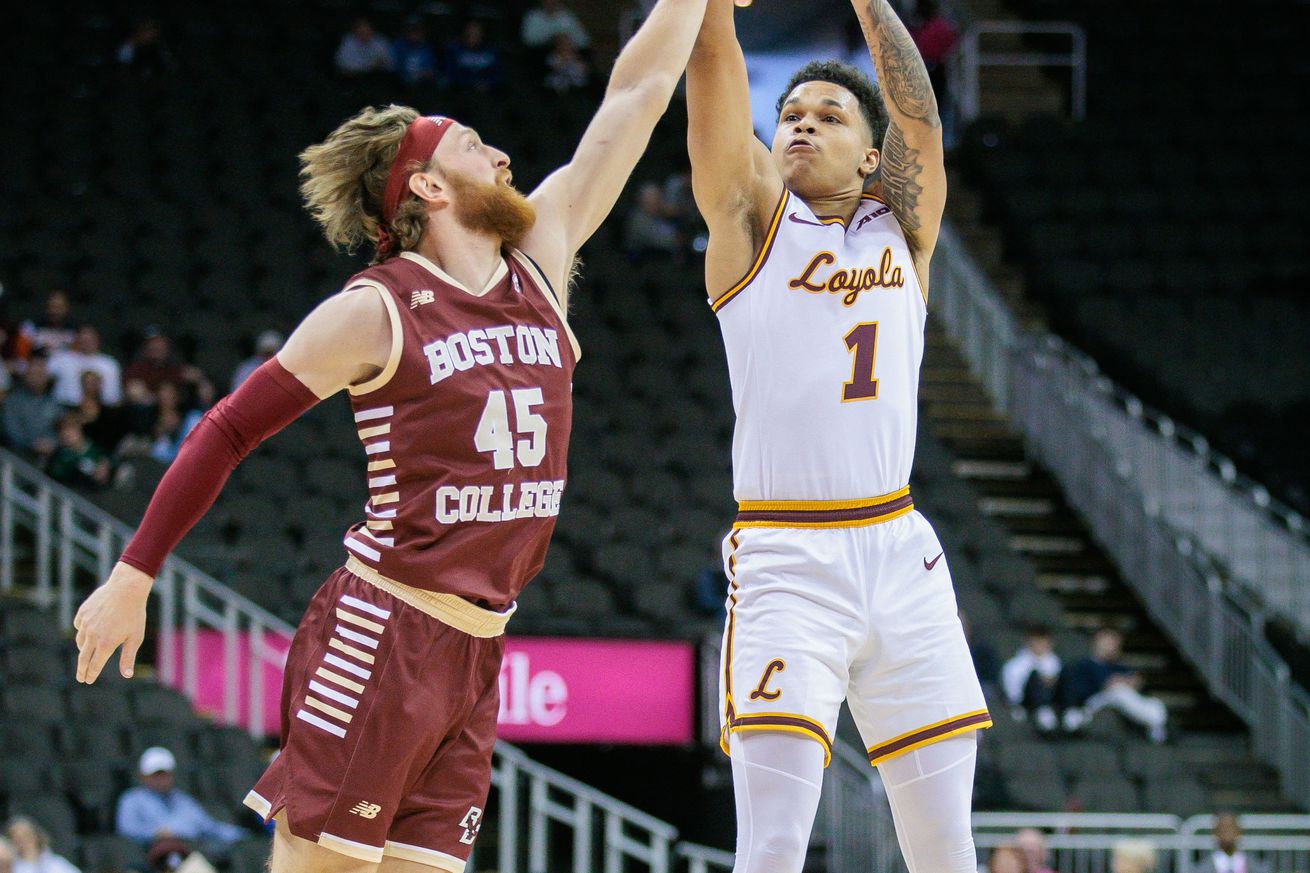 NCAA Basketball: Hall of Fame Classic - Loyola Chicago at Boston College