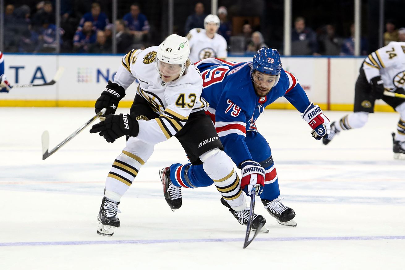 NHL: Boston Bruins at New York Rangers