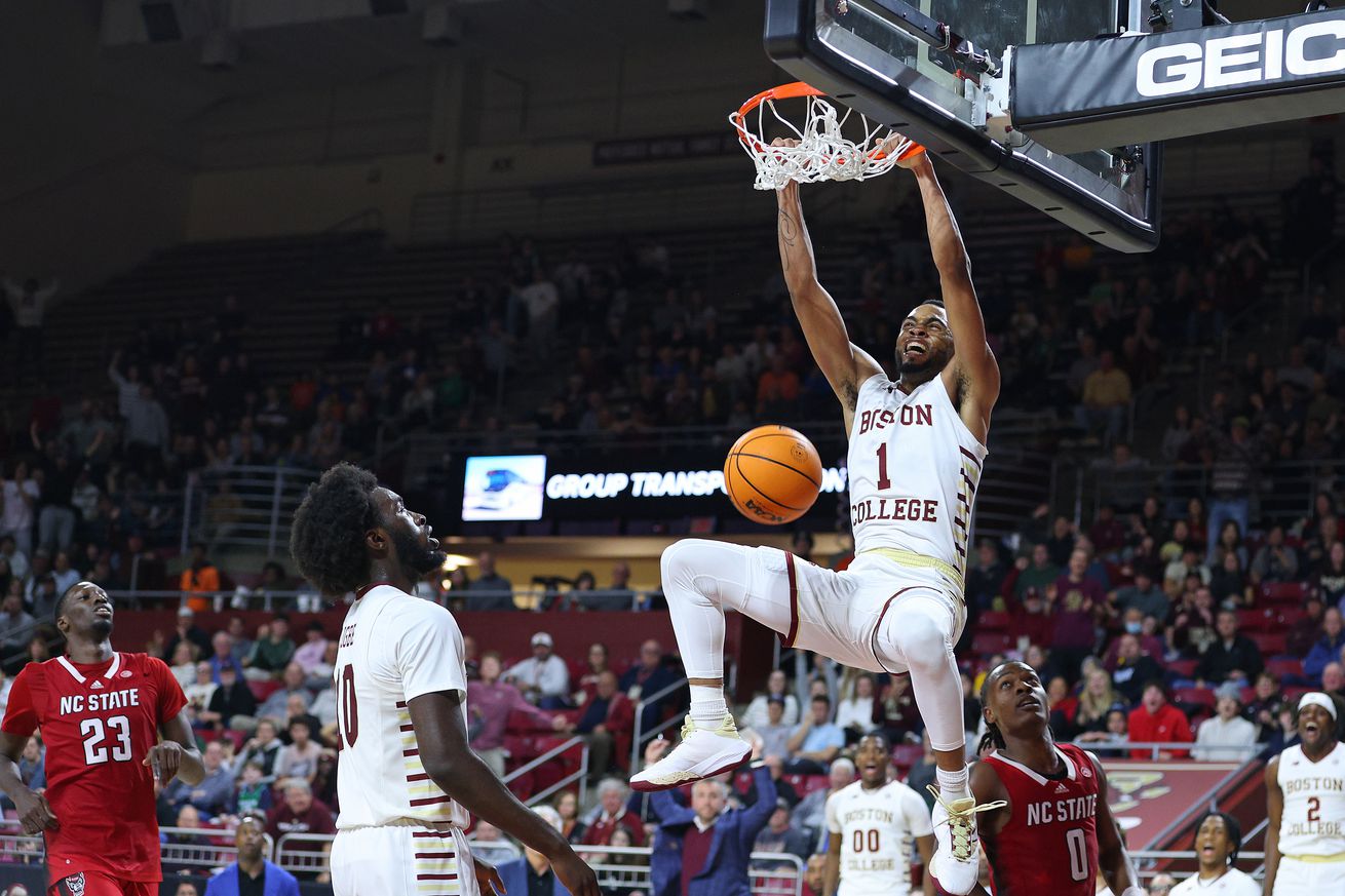 COLLEGE BASKETBALL: DEC 02 NC State at Boston College