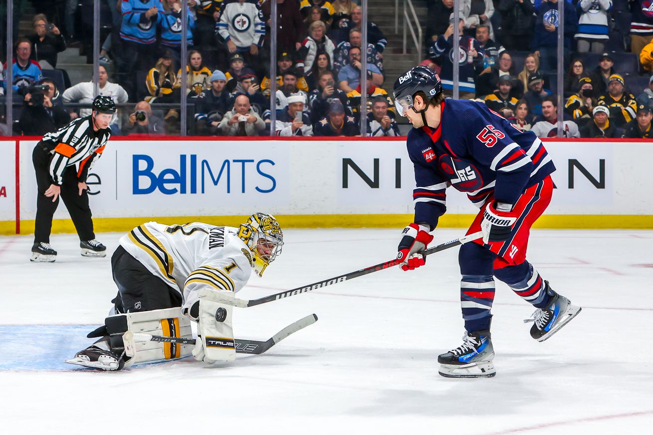 Boston Bruins v Winnipeg Jets