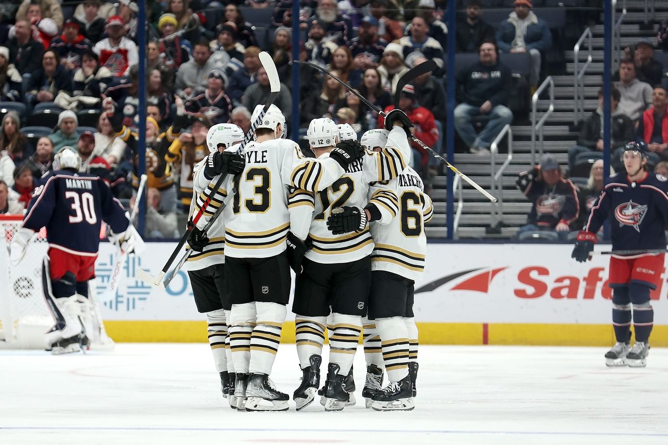 Boston Bruins v Columbus Blue Jackets