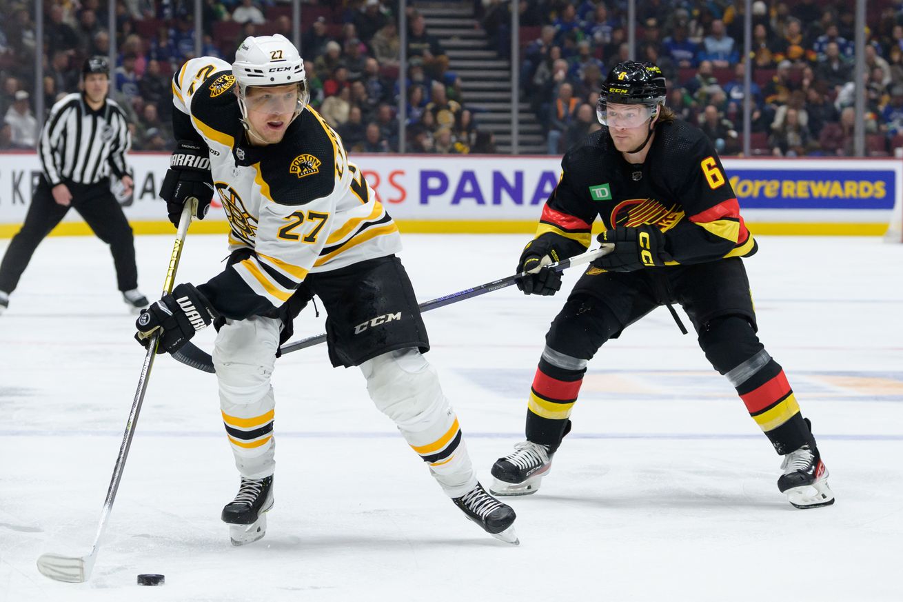 Boston Bruins v Vancouver Canucks