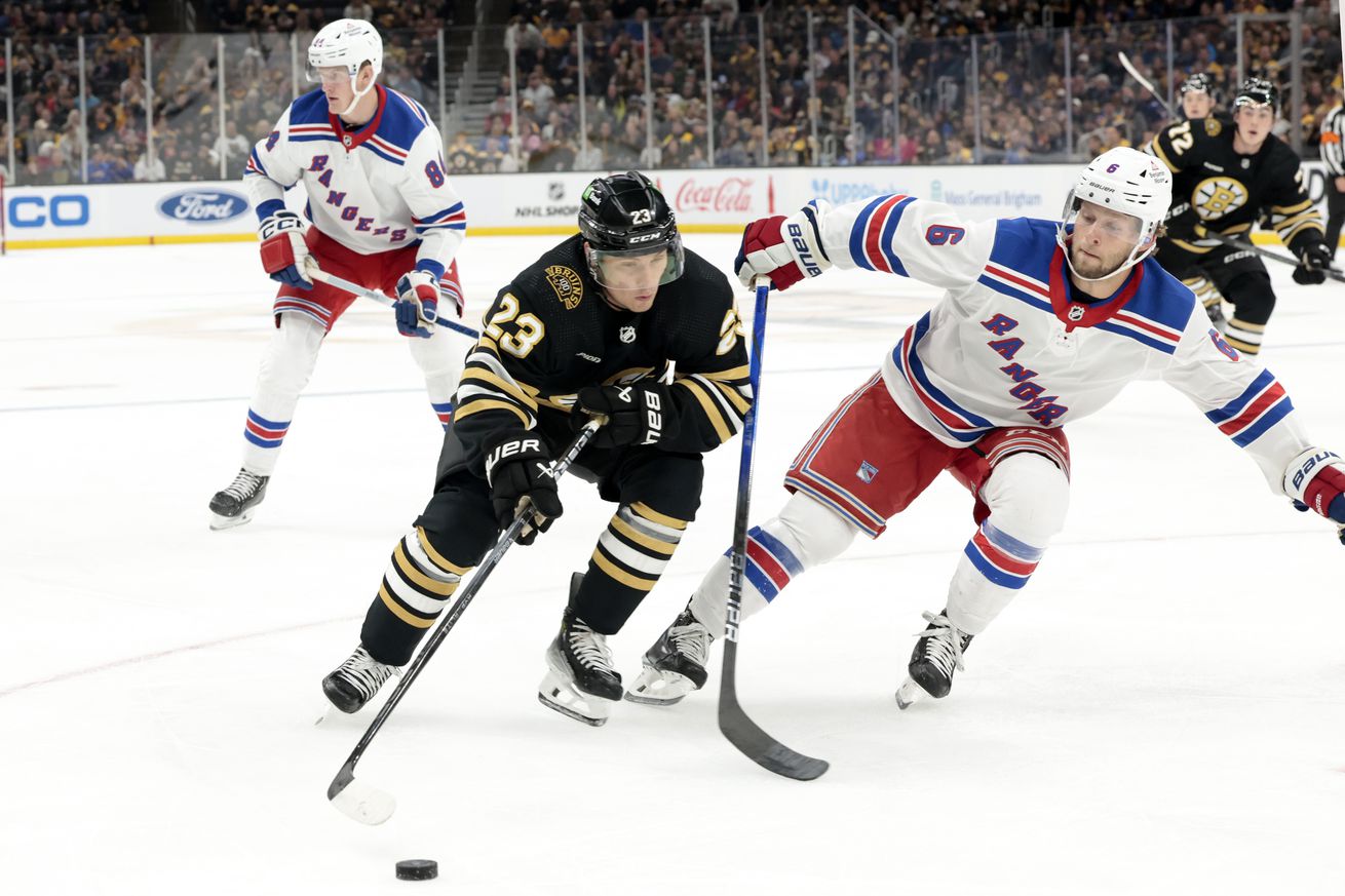 NHL: SEP 24 Rangers at Bruins