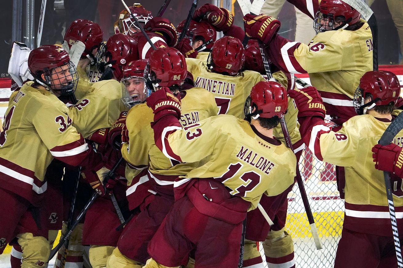 Boston University (1) Vs. Boston College (4) At Conte Forum