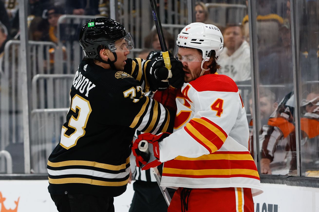 Calgary Flames v Boston Bruins