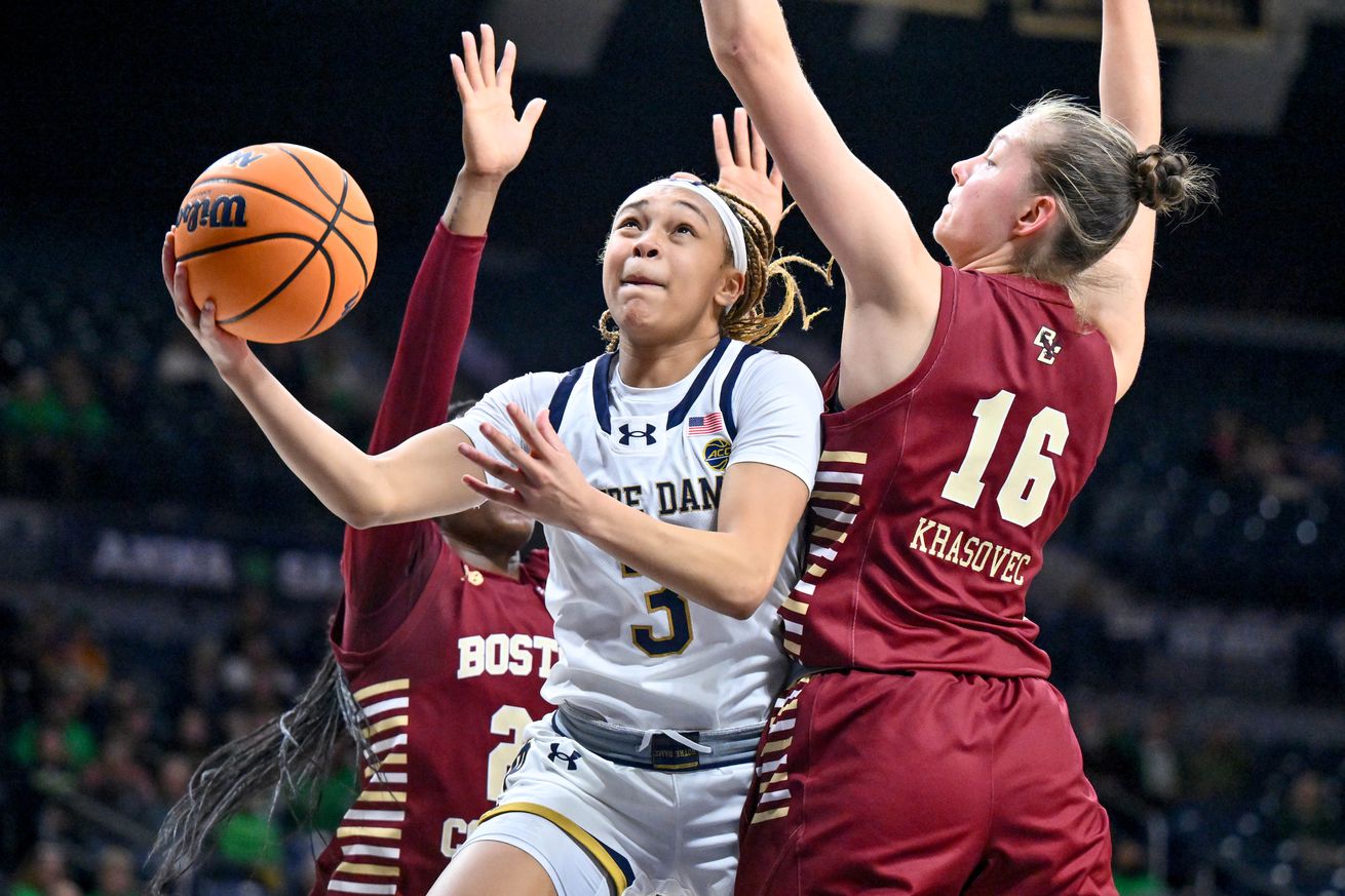 NCAA Womens Basketball: Boston College at Notre Dame