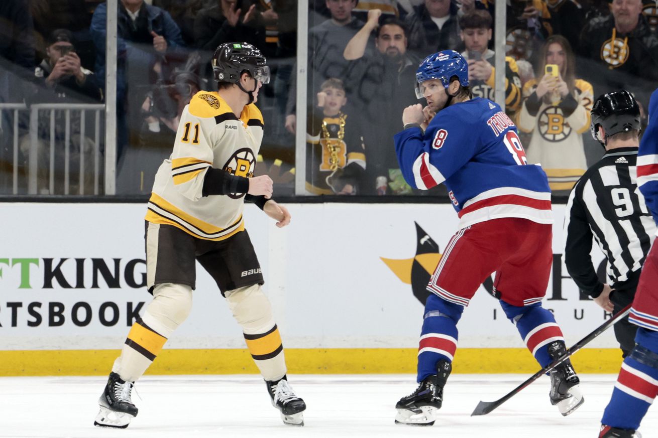 NHL: DEC 16 Rangers at Bruins