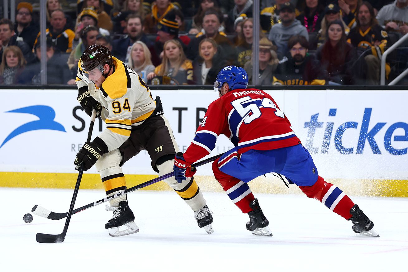 Montreal Canadiens v Boston Bruins