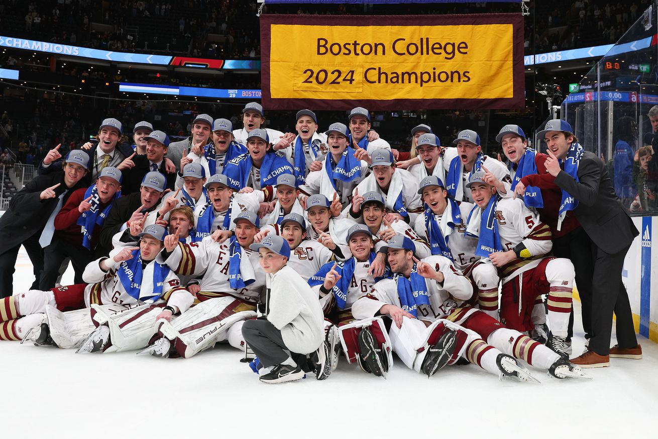 COLLEGE HOCKEY: MAR 23 Hockey East Championship Final - Boston University vs Boston College