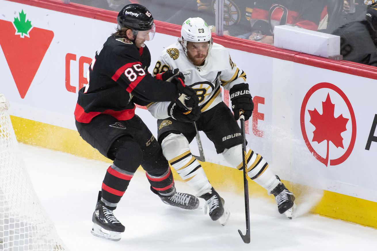 NHL: Boston Bruins at Ottawa Senators