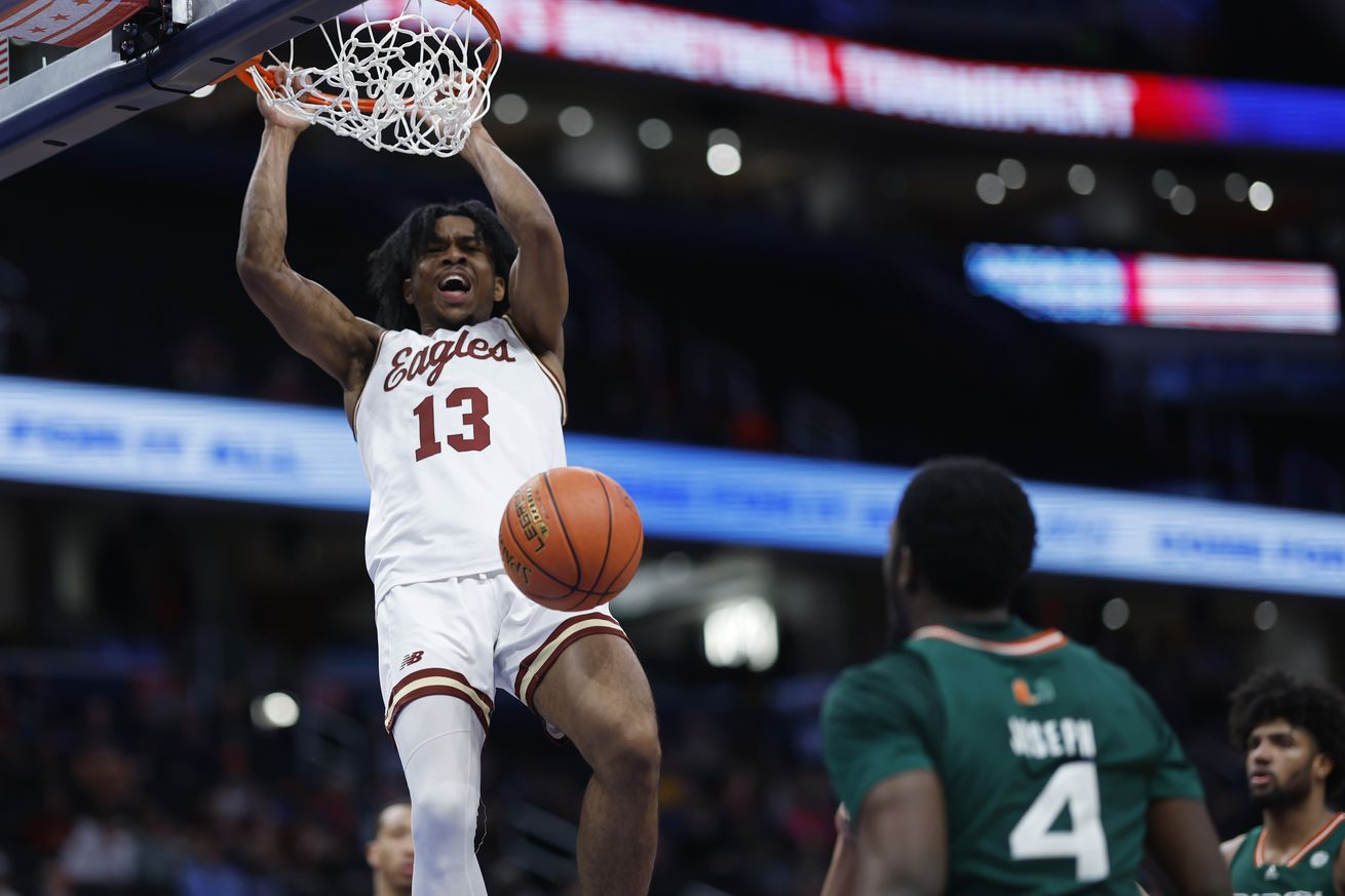 NCAA Basketball: ACC Conference Tournament First Round-Miami vs Boston College