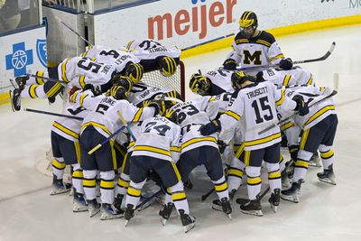 COLLEGE HOCKEY: FEB 23 Notre Dame at Michigan