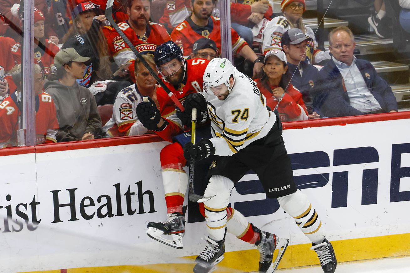 Boston Bruins (2) Vs Florida Panthers (1) At Amerant Bank Arena