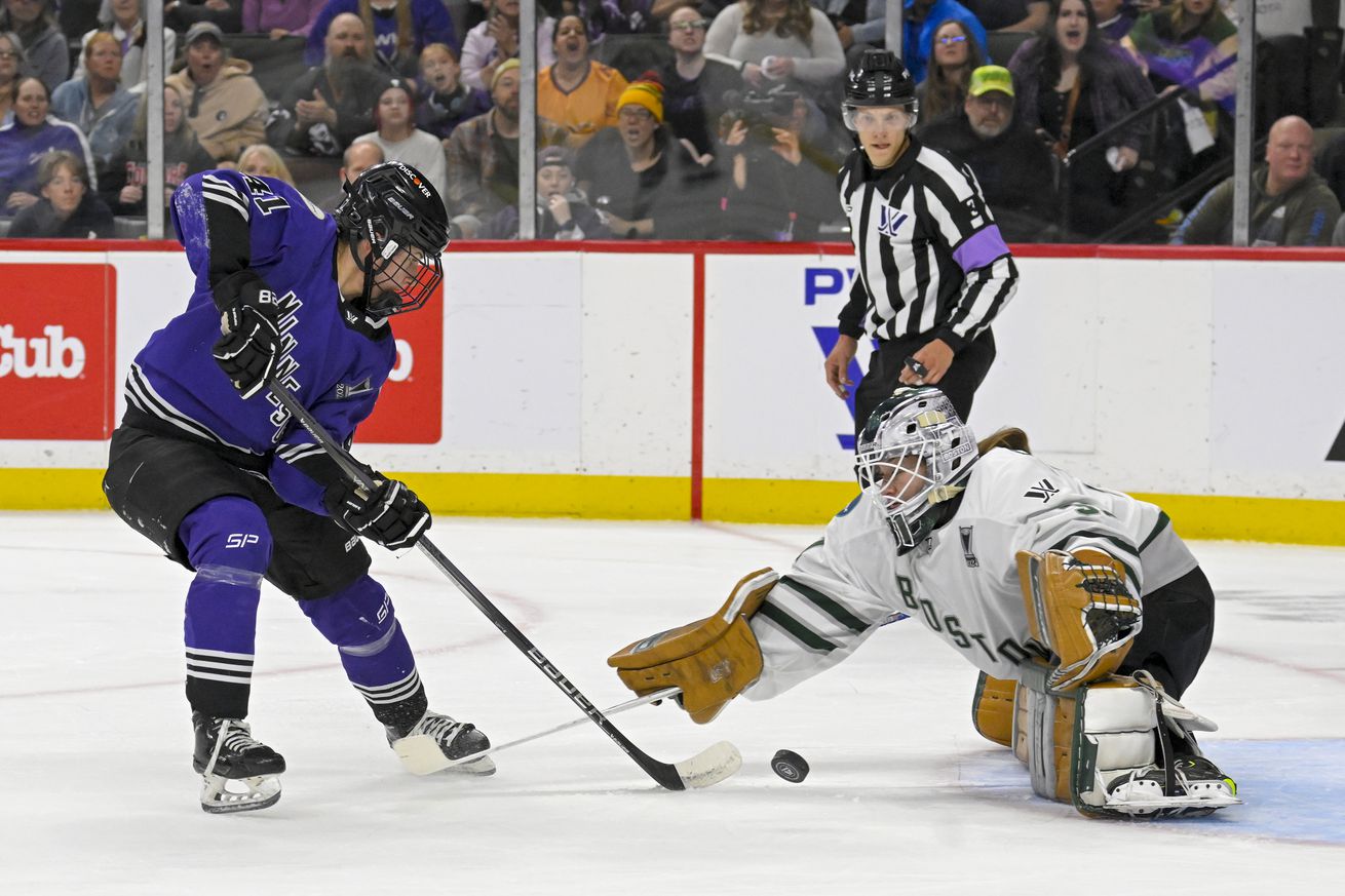 HOCKEY: MAY 24 PWHL Walter Cup Finals - Boston at Minnesota