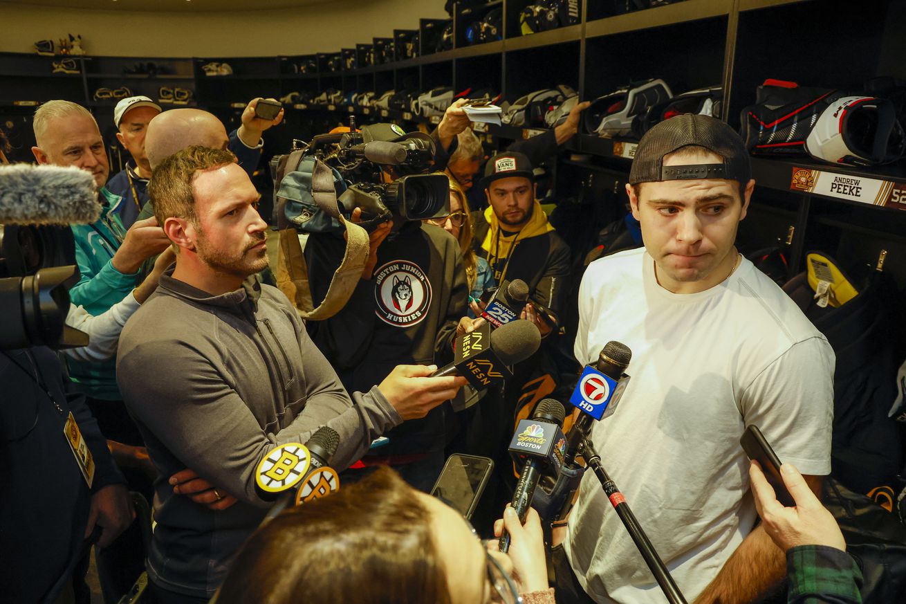 Boston Bruins End Of Year Media Interviews