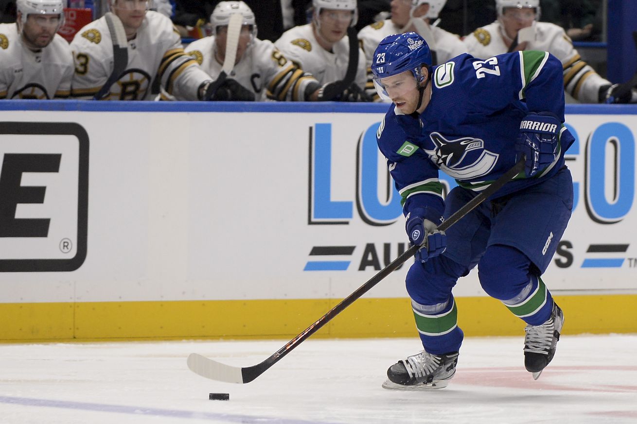 NHL: Boston Bruins at Vancouver Canucks