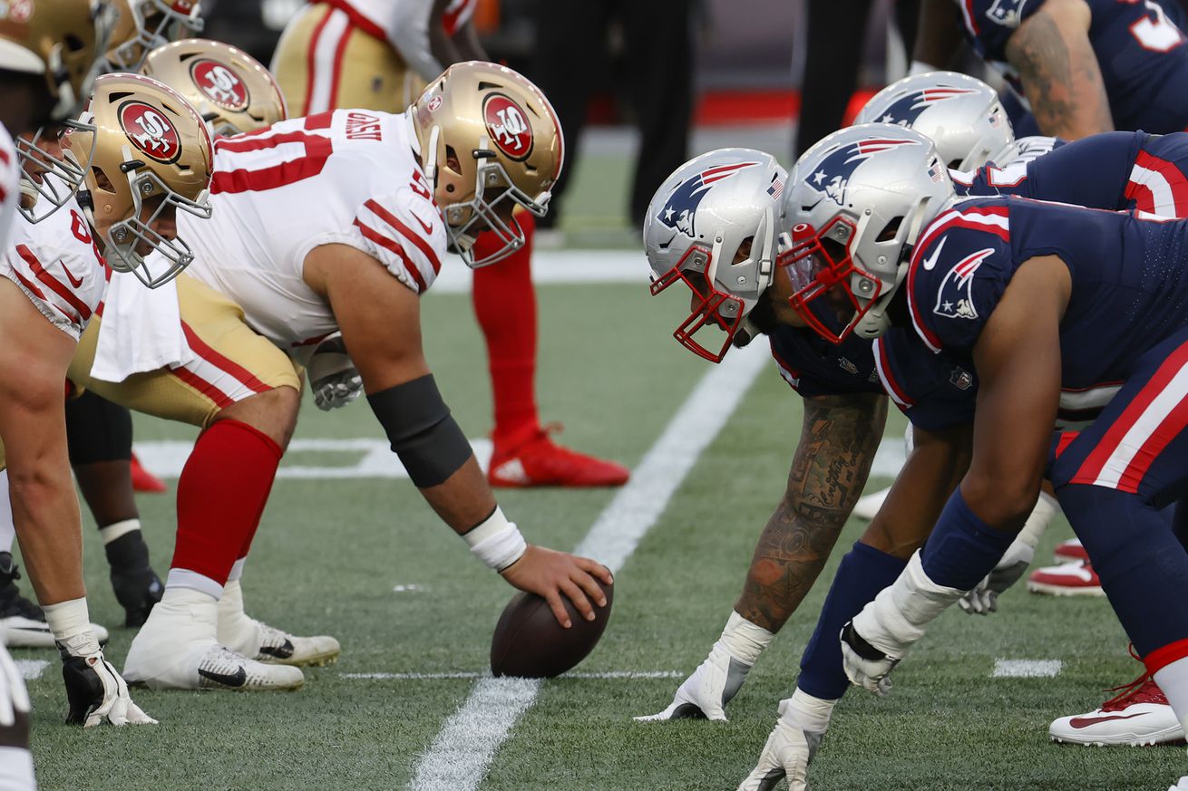 NFL: OCT 25 49ers at Patriots