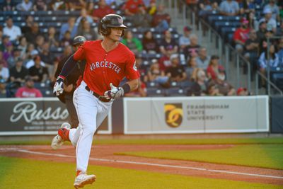 MiLB: JUN 22 Lehigh Valley IronPigs at Worcester Red Sox