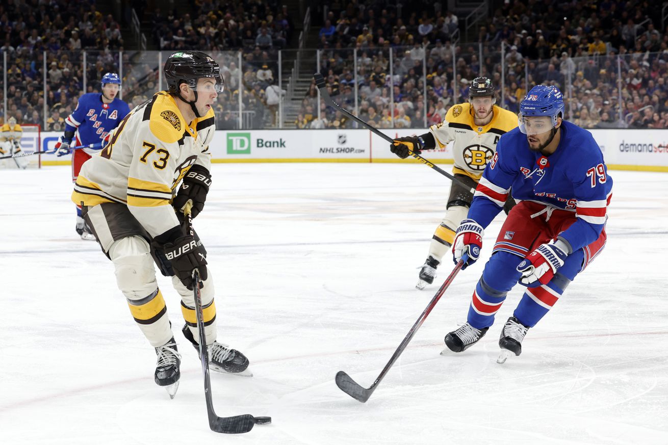 NHL: MAR 21 Rangers at Bruins