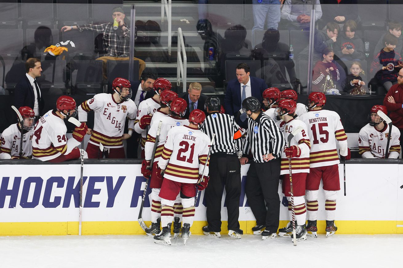 NCAA HOCKEY: MAR 29 DI Men’s Ice Hockey Championship Providence Regional - Michigan Tech vs Boston College