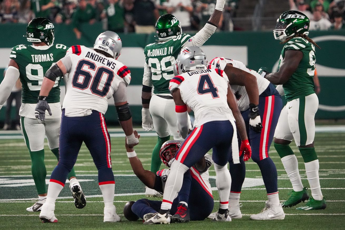 New England Patriots (3) Vs. New York Jets (24) At MetLife Stadium