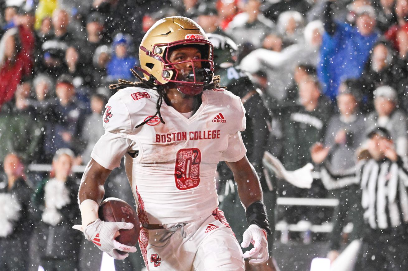 NCAA Football: Michigan State at Boston College