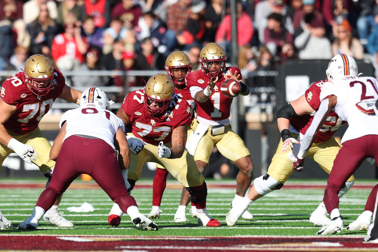 COLLEGE FOOTBALL: NOV 11 Virginia Tech at Boston College