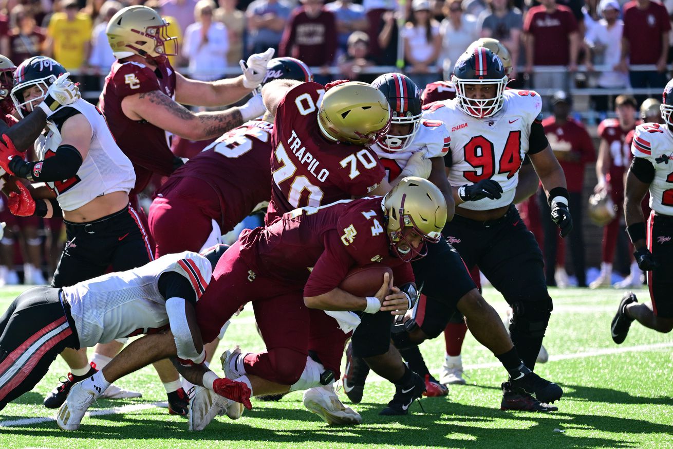 NCAA Football: Western Kentucky at Boston College