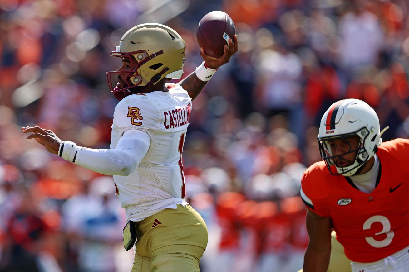 NCAA Football: Boston College at Virginia