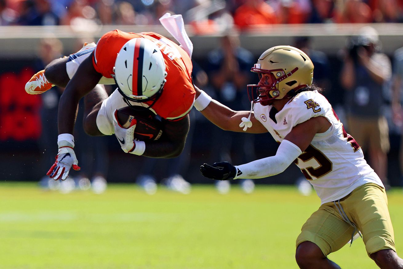 NCAA Football: Boston College at Virginia