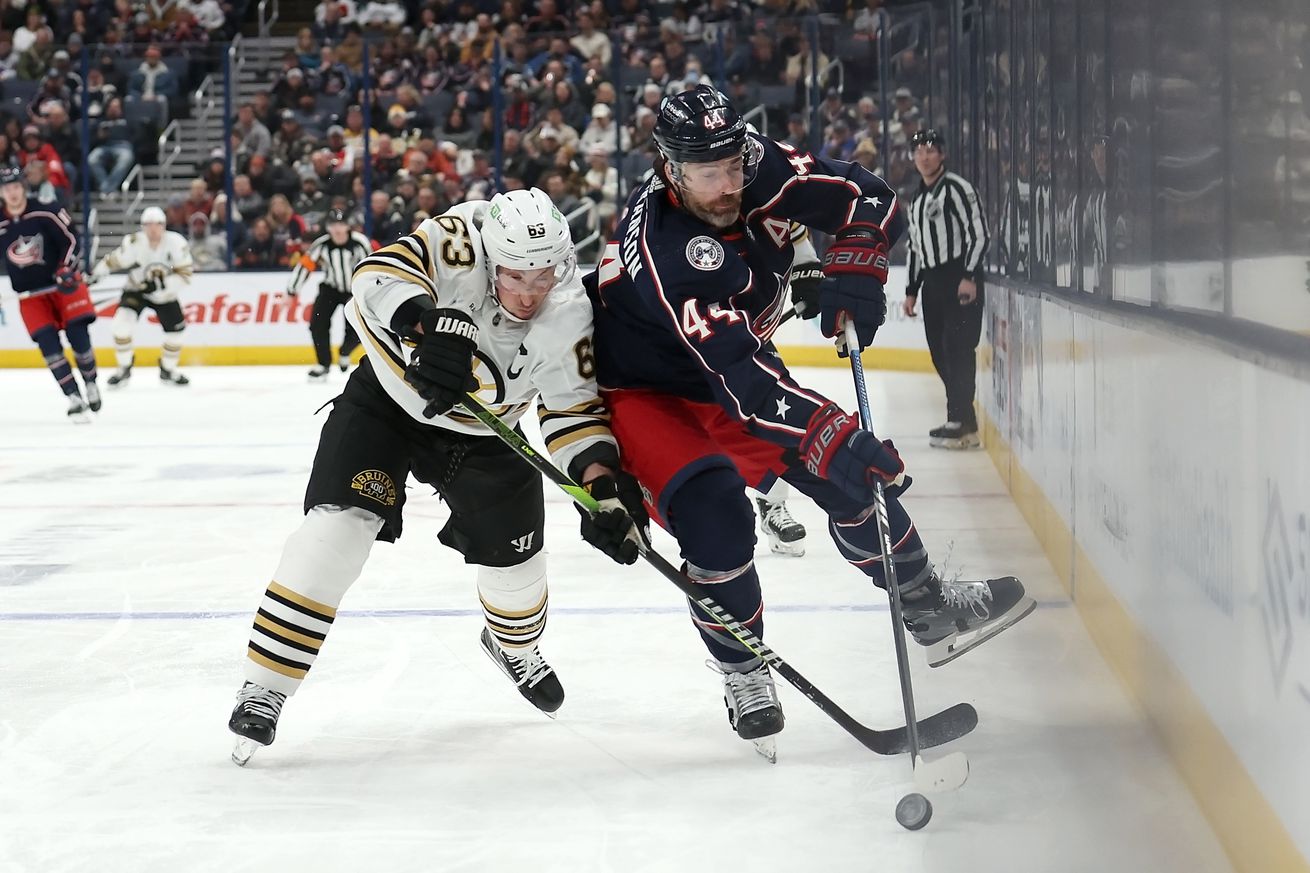 Boston Bruins v Columbus Blue Jackets