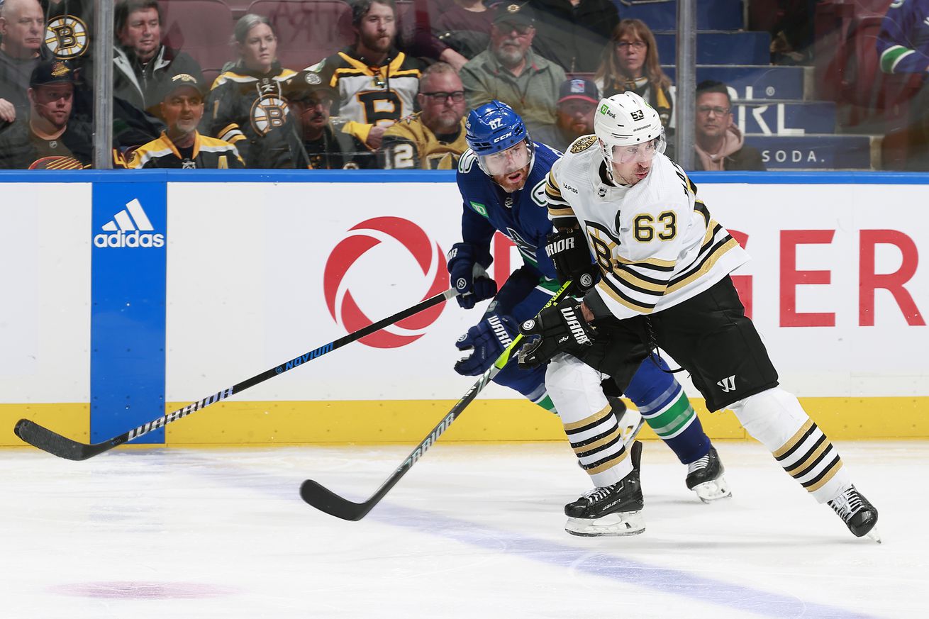 Boston Bruins v Vancouver Canucks