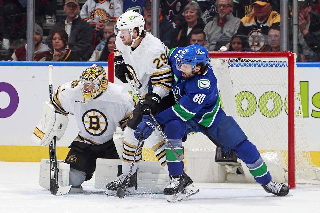 Boston Bruins v Vancouver Canucks