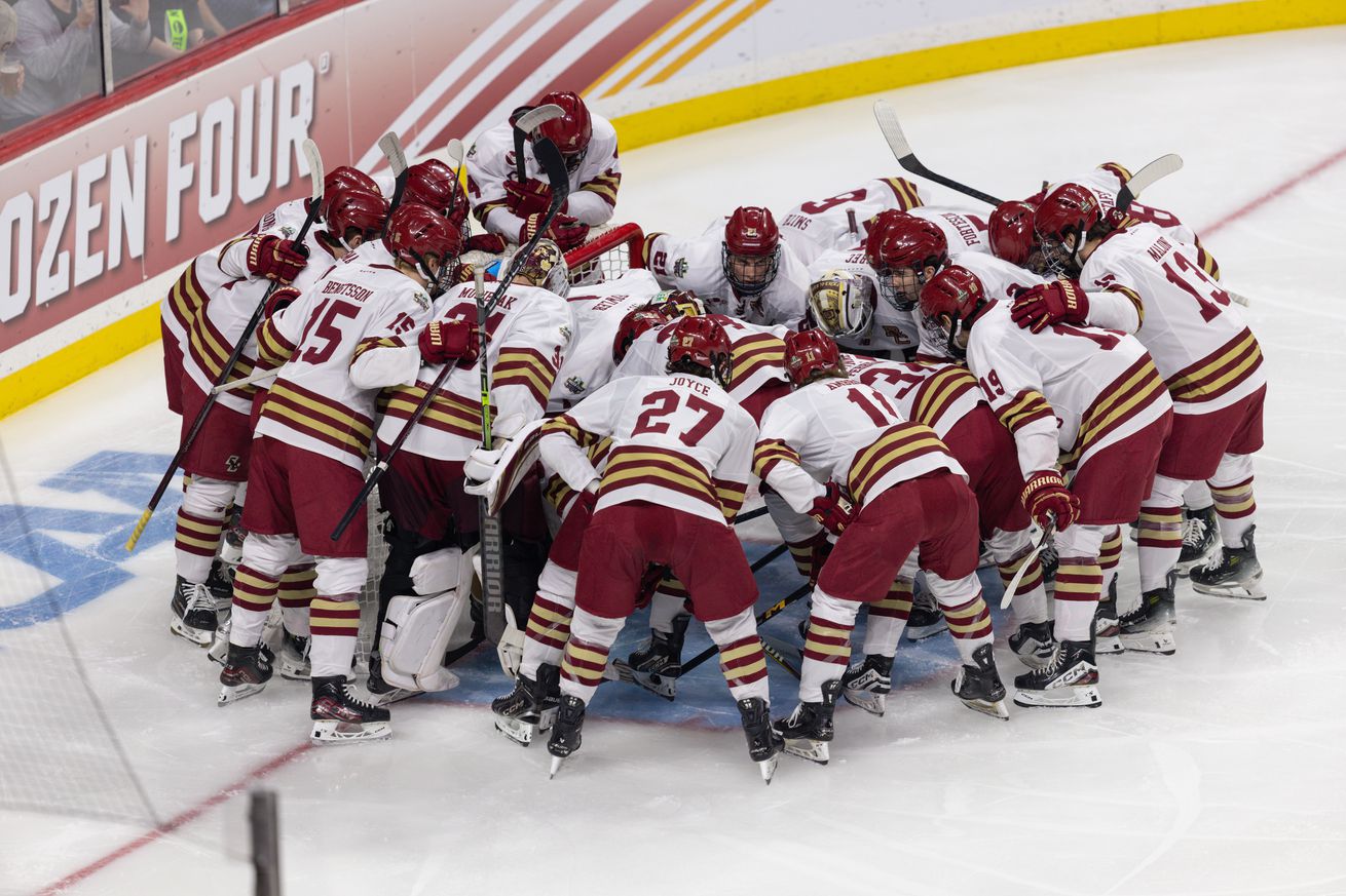 NCAA HOCKEY: APR 13 DI Men’s National Championship - Denver vs Boston College