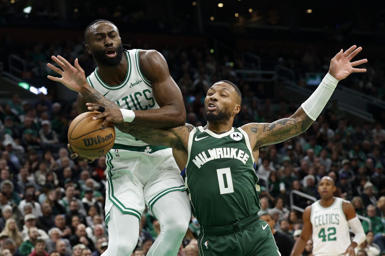 Celtics wear down Bucks in second half, maintain perfect start to season behind Jaylen Brown, Payton Pritchard