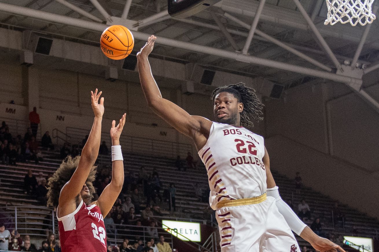 COLLEGE BASKETBALL: NOV 15 Temple at Boston College