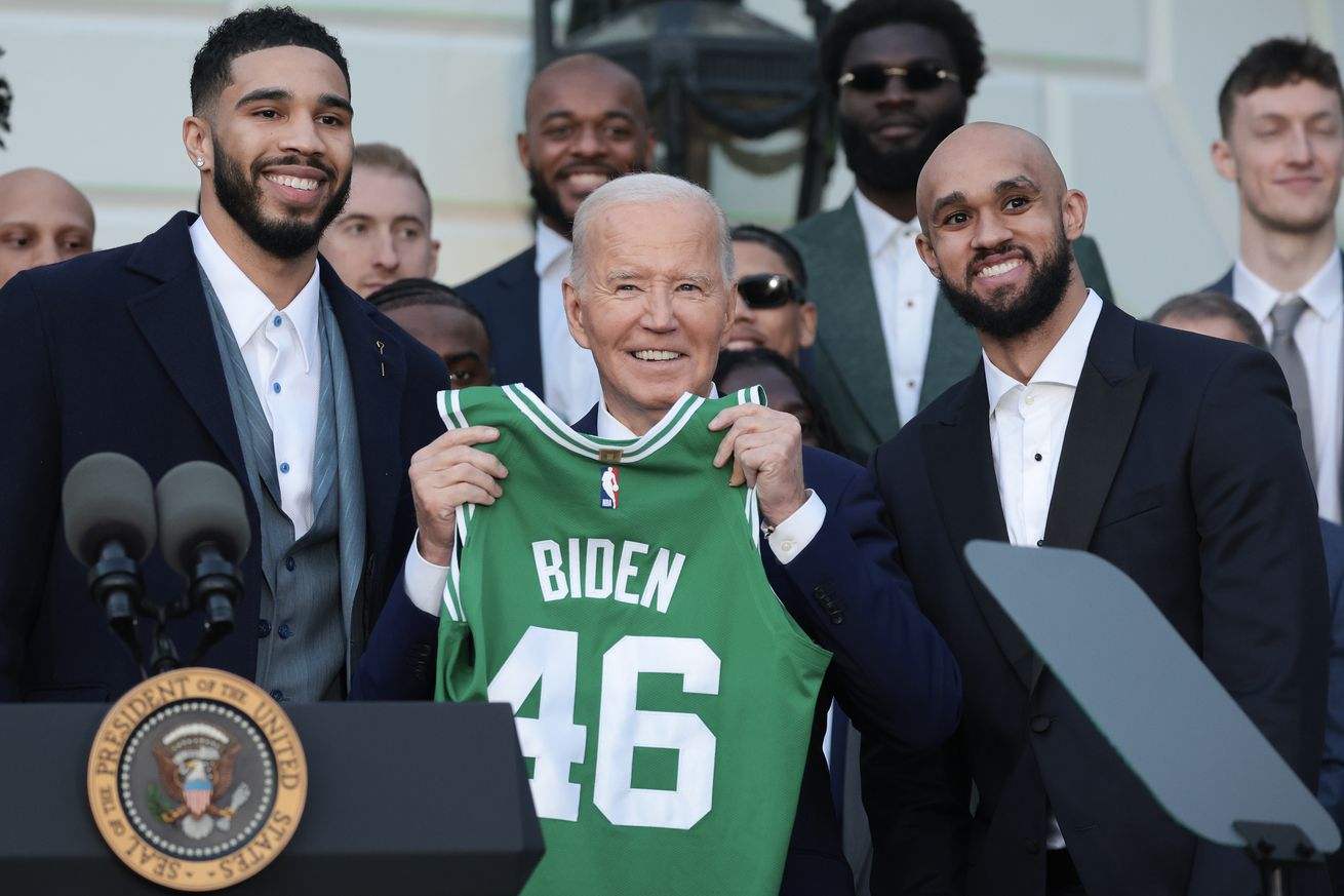 NBA Champion Boston Celtics Visit The White House