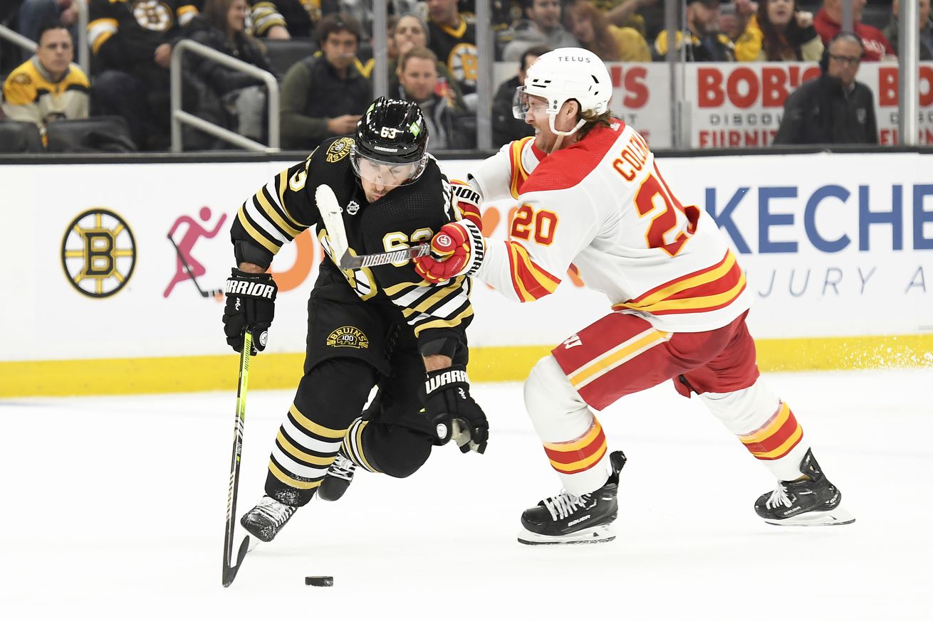 NHL: Calgary Flames at Boston Bruins