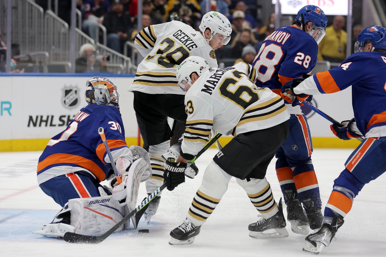 NHL: Boston Bruins at New York Islanders