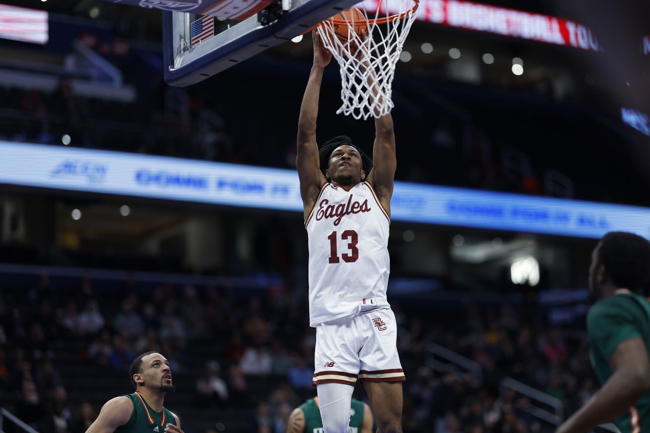 NCAA Basketball: ACC Conference Tournament First Round-Miami vs Boston College